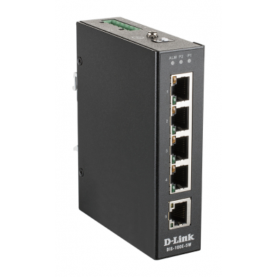 DIS-100E-5W switch No administrado L2 Fast Ethernet (10/100) Negro