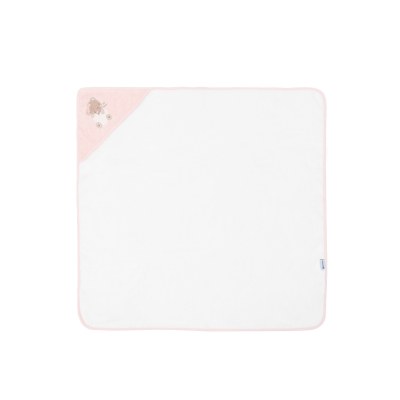 Toalla con capucha 90/90 cm Dreamy Flight Rosa