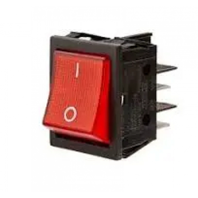 Interruptor Basculante Luminoso Rojo 16A/250Vac IB4-3105D
