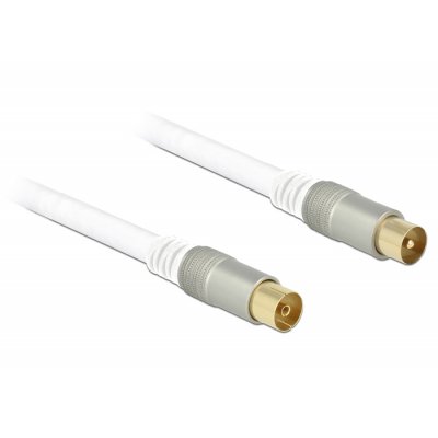 5m RG-6/U cable coaxial RG-6/U IEC Blanco