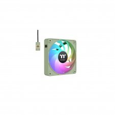 Thermaltake CL-F196-PL12MG-A sistema de refrigeración para ordenador Carcasa del ordenador Ventilador 12 cm Verde 3 pieza(s)