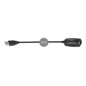 Cable USB A macho a USB A hembra con amplificador Fonestar 7848-5