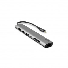 Epico 9915112100071 hub de interfaz USB Tipo C 5000 Mbit/s Gris
