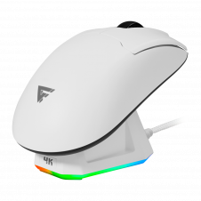 MOUSE GAMER INALÁMBRICO GAME FACTOR SENSOR PIXART RGB 26,000 DPI