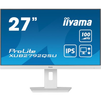 MONITOR IIYAMA 27/2560 x 1440/3.7 MPX/WQHD/100Hz/250CD/16:9/HDMI/LED/BLANCO