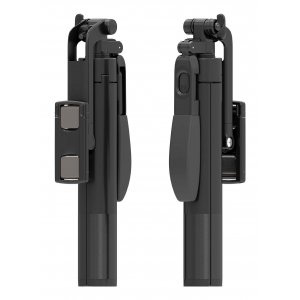 AISENS - PALO TRIPODE PARA SELFIE CON MANDO A DISTANCIA BLUETOOTH 3 EN 1, NEGRO