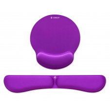 SUBBLIM Pack Ergo Memoryflex ? Conjunto de alfombrilla para ratón y reposamuñecas para teclado Púrpura