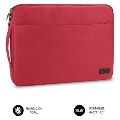 Funda Subblim Urban Laptop Sleeve para Portátiles hasta 15.6/ Roja