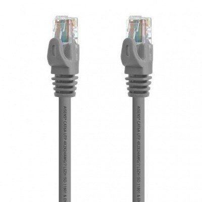 Cable de Red RJ45 UTP Aisens A145-0328 Cat.6A/ 3m/ Gris