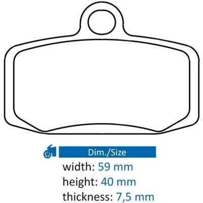 Juego de pastillas sinterizadas CL BRAKES (1228MX10) 1228MX10