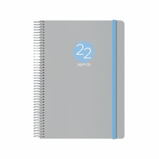 DOHE Agenda Memphis â?? D?a Página â?? 15 x 21 cm â?? Color Gris