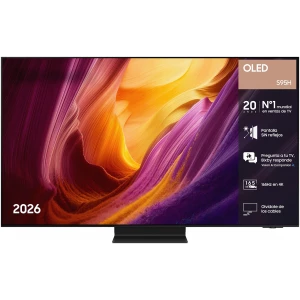 Televisor OLED Samsung TQ77S95HFTXXC, S95H, 77 pulgadas, 4K, Vision AI Smart TV, sin reflejos, grafito