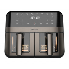 Aiwa AFR-9000 Doble 9 L Independiente 2400 W Freidora de aire caliente Negro