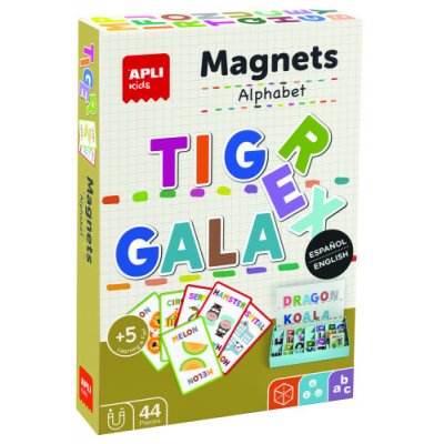 APLI JUEGO MAGNÉTICO ABECEDARIO 44 PIEZAS +5 AÑOS