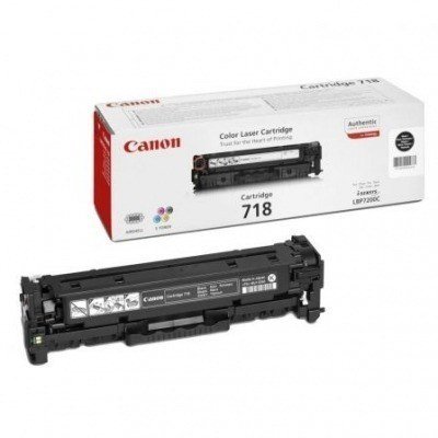 Canon 718 Negro Cartucho de Toner Original - 2662B002
