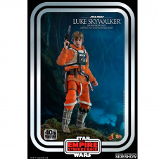 Figura hot toys 1 - 6 luke skywalker (snowspeeder pilot) movie masterpiece series - star wars: the empire strikes back 40th anniversary collection