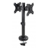 Tooq Soporte Mesa 2 Pantallas Gira Incli 17-32 Negro