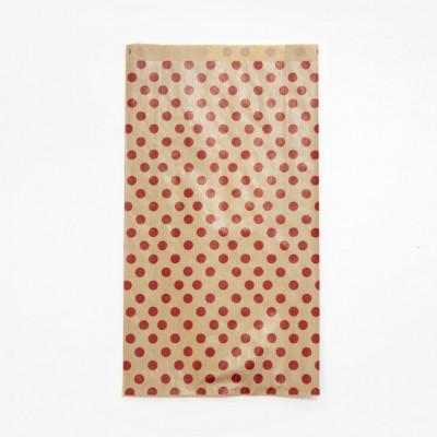 394108C bolsa de papel Marrón, Rojo