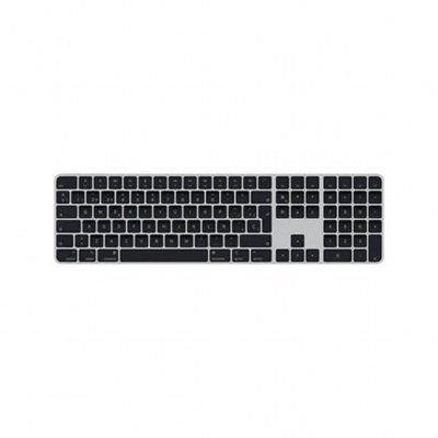 Teclado apple magic keyboard touch id numerico t.n original de apple - para mac - teclas negras - español