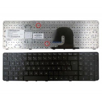 Teclado compatible para portátil HP dv7-4000 con marco