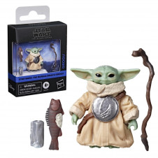 Figura hasbro star wars the black collection the mandalorian & grogu - grogu