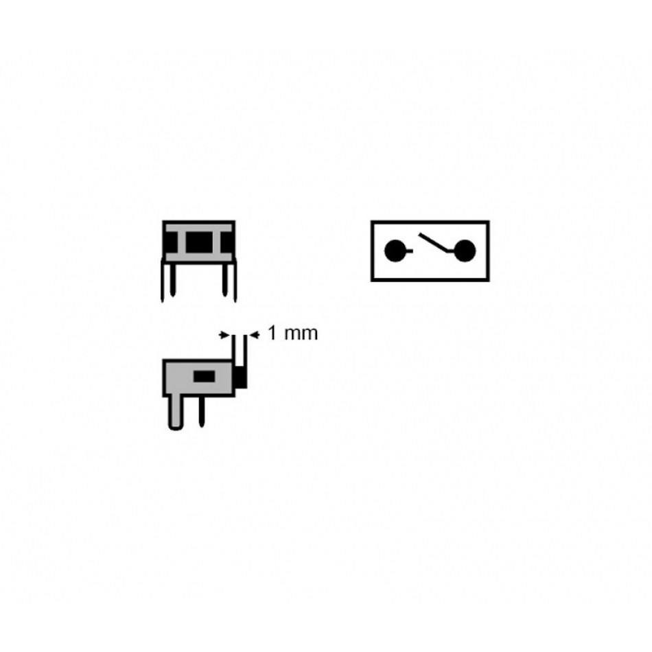 Pulsador tacto SMD medidas 7,3x4,3mm