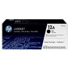 HP 12A Pack Ahorro x2 Tóner Original Laserjet Negro