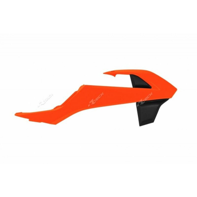 RACETECH Radiator Covers OEM Color (2016) Orange/Black KTM R-CVKTMARNR16