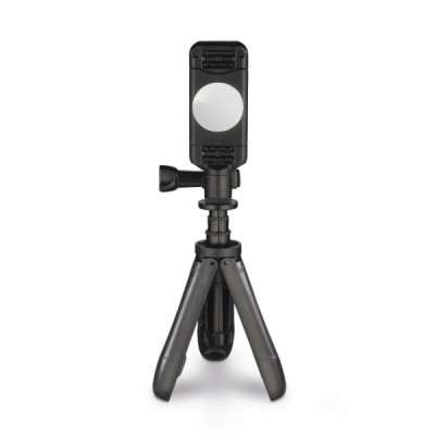 Hama Pocket Tripode Mini para Smartphone - Peso Max 300g - Altura Ajustable hasta 20cm - Plastico - Color Negro