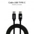 Cargador De Pared Subblim Sub-Chg-3Wpd02/ Usb + Cable Usb Tipo-C/ 2.4A/ Negro