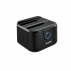 Dock Tooq Tqds-802B 2Xsata 2,5/3,5 Usb 3.0, Clone Otb Negro