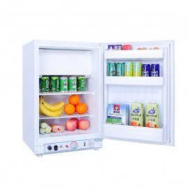 Frigorífico de gas Butsir Elegance 100, 79 x 51.2 x 59.5 cm, de 95 litros, frigo mixto gas y eléctrico, Butano y Propano, frigorífico con...