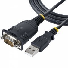 StarTech.com Cable de 1m USB a Serie, Conversor DB9 Macho RS232 a USB, Prolific, Adaptador USB a Serial para PLC/Impresora/Escáner, Adaptador USB a p