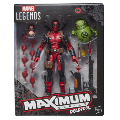 Figura hasbro marvel legends maximum series deadpool