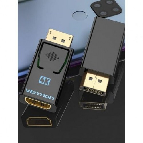 Adaptador Vention HBMB0/ Displayport Macho - HDMI Hembra