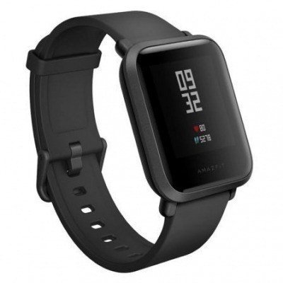 RELOJ INTELIGENTE XIAOMI AMAZFIT BIP (YOUTH EDITION) BLACK - PANTALLA 3.25CM - BT - SENSOR FRECUENCIA CARDIACA - GPS - IP68 - BAT. 200MAH