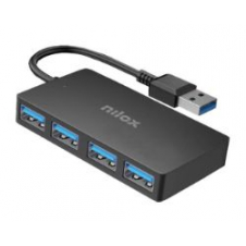 HUB NILOX 4xUSB-A 3.0 Negro (NXHUB403)