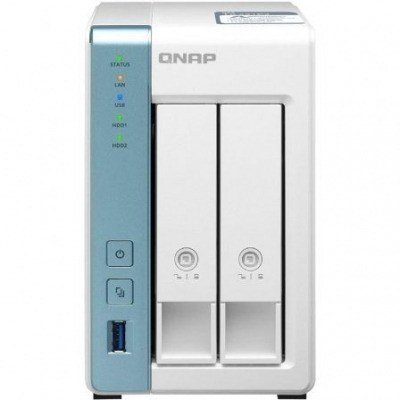 NAS QNAP TS-231P3-4G/ 2 Bahías 3.5- 2.5/ 4GB DDR3/ Formato Torre