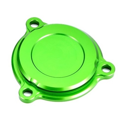 Tapa filtro de aceite verde Kawasaki ASOC-02-GR