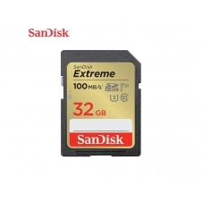 MEMORIA SD SANDISK EXTREME 32GB SDHC UHS I 100 MB V30 C10 U3 SDSDXVT 032G GNCIN