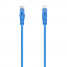 AISENS Cable de Red Latiguillo RJ45 LSZH Cat.6A 500 Mhz UTP AWG24, Azul, 30CM