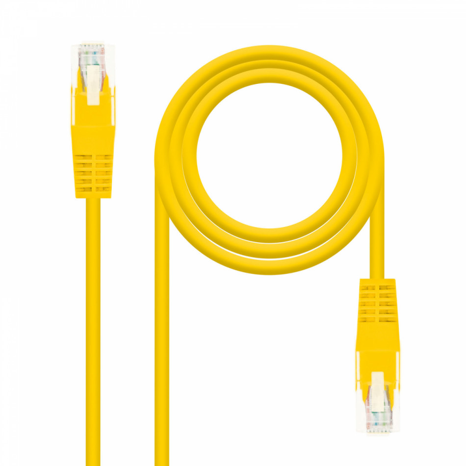 Nanocable - CABLE RED LATIGUILLO CAT.6 UTP AWG24 AMARILLO 0.5M