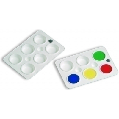 PALETA FAIBO PLASTICO 6 DEPARTAMENTOS - Pack de 10 unidades