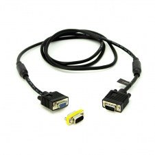 Cable svga d - sub15 de 3 m - m - h con adaptador m - m