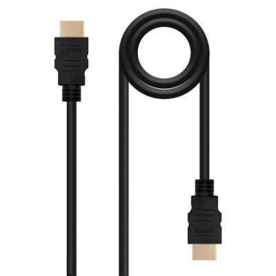 Nanocable Cable HDMI V1.4 Alta Velocidad / HEC), A/M-A/M, Negro, 1 m