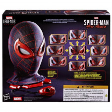 Máscara electrónica expresiva spider - man miles morales