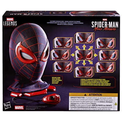 Máscara electrónica Hasbro Spider-Man Miles Morales - Expresiva