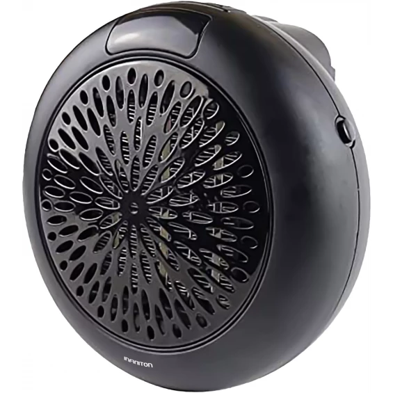 Termoventilador de enchufe Infiniton HWS-6AC, 600 W, 1 nivel, negro