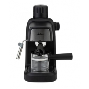 Cafetera Expresso Jata JECA2201, cafetera hidropresión, 3.5 bares, 800W, selector 4 posiciones, capacidad 2 - 4 cafés espresso, jarra cristal 350 ml, negro