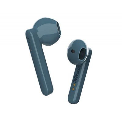 Auriculares Bluetooth Trust Primo Touch con estuche de carga/ Autonomía 4h/ Azules